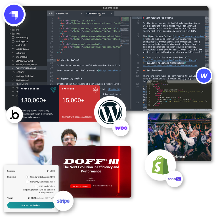 Custom Website Development by Cakecrumbs