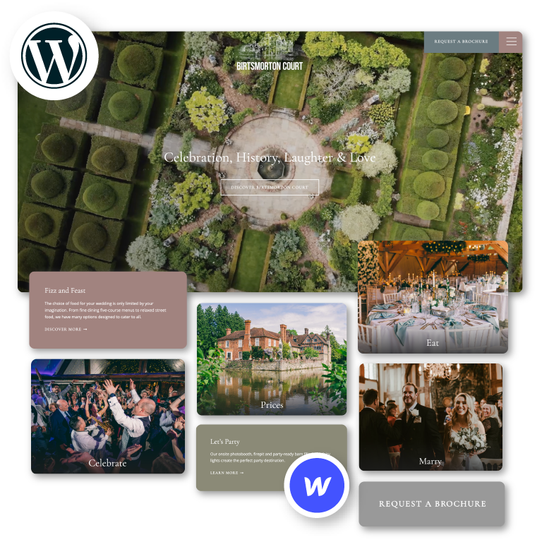 WordPress and Webflow Websites by Cakecrumbs